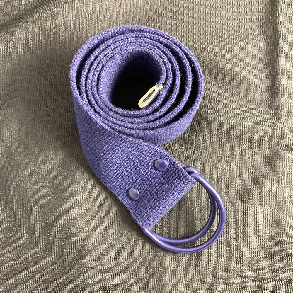 Esprit canvas Belt, Navy Blue size M
